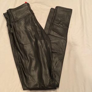 Spanx faux leather leggings